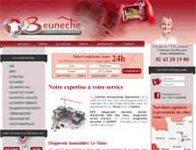 Tablet Screenshot of cabinetbeuneche.com